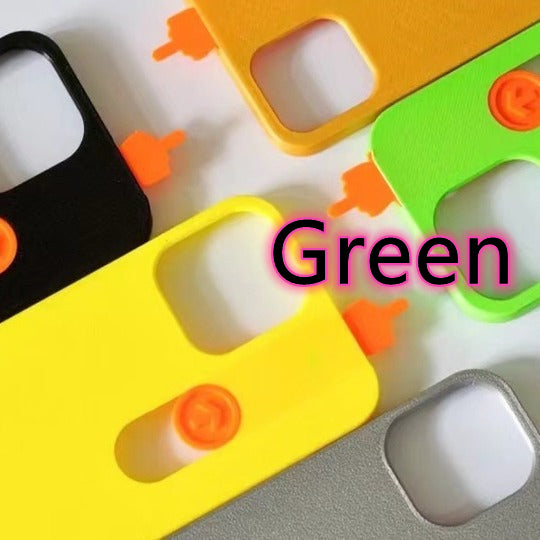 Funny Spoof 3D Printing Sliding Middle Finger Phone Case Toy